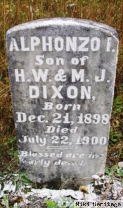 Alphonzo I. Dixon