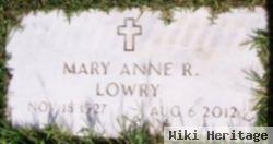 Mary Anne "andy" Robinson Lowry