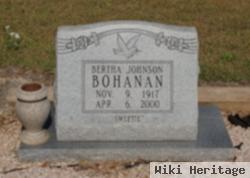 Bertha "sweetie" Johnson Bohanan