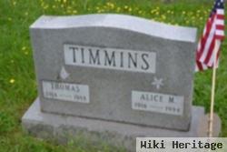 Alice M Timmins