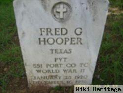 Pvt Fred G. Hooper