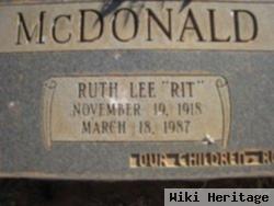 Ruth Lee "rit" Mcdonald