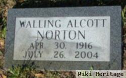 Walling Alcott "wally" Norton
