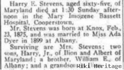 Harry E. Stevens, Sr