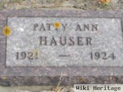 Patricia Ann "patty" Hauser