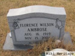 Florence Wilson Ambrose