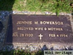 Jennie M Bowersox