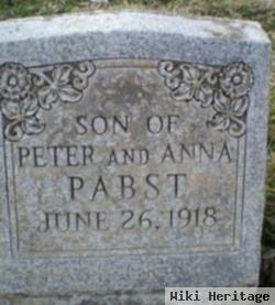 Infant Son Pabst