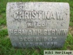 Christina W Berlekamp Gerwin