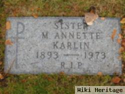 Sr M.annette Karlin