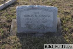 Thomas M Benning