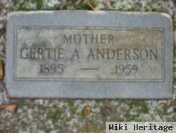 Gertie A. Barker Anderson