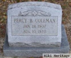 Percy B Coleman