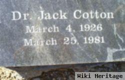 Dr Jack Cotton