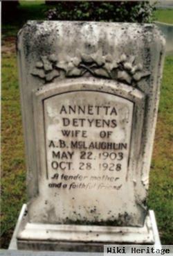 Annetta Detyens Mclaughlin