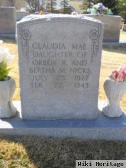 Claudia Mae Hicks