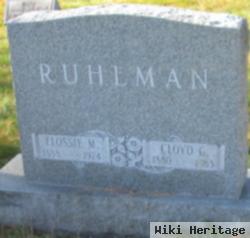 Cloyd G Ruhlman