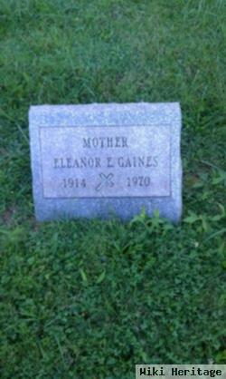 Eleanor E. Gaines