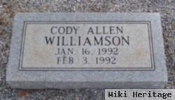 Cody Allen Williamson