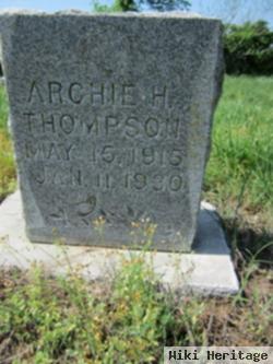 Archie H Thompson