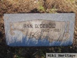 Ann Delores Debow