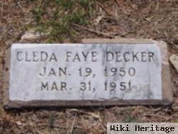 Cleda Faye Decker