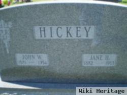 John W Hickey