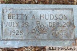 Betty A. Hudson