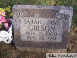 Sarah Jane Gibson