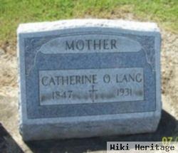 Catherine O. Herman Lang