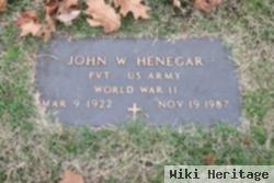 Pvt John William Henegar