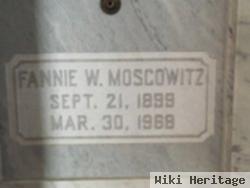 Fannie W. Moscowitz