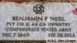 Benjamin Franklin Neel