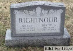 Bertha A Rightnour