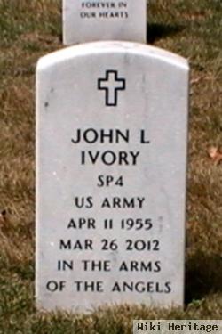 Spc John Lee Ivory