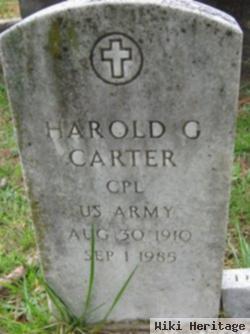 Harold G Carter