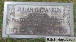 Pvt Julian G. Franklin