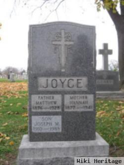 Joseph M Joyce