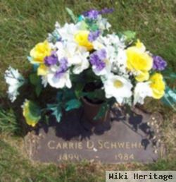 Carrie D Schwehm