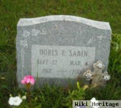 Doris E Sabin