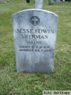 Lieut Jesse Edwin Sherman