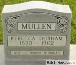 Rebecca Durham Mullen