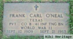 Frank Carl O'neal