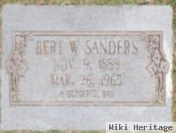 Bert W. Sanders