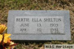 Bertie Ella Honea Shelton