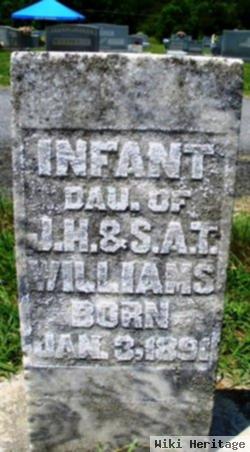 Infant Daughter Williams