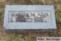 Marion M Akin