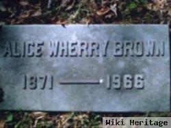 Alice Wherry Brown