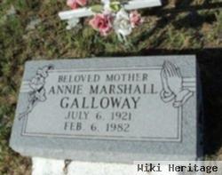 Annie Marshall Galloway