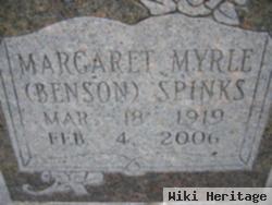 Margaret Myrle Benson Spinks